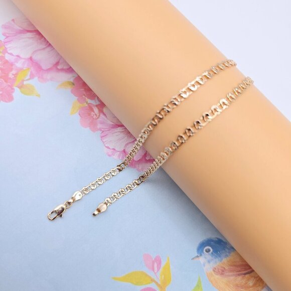 "Chunky Rose Gold Chain Necklace for Bold Statement Look, 19.7 Inch, XPNL0079 - Picture 8 of 12